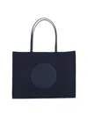 Tory Burch Ella Large Tote Bag In Blue