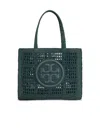 TORY BURCH ELLA LIGHT BLUE COTTON BAG