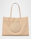 Tory Burch Ella Logo Recycled Nylon Tote Bag In Pink