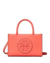 Tory Burch Mini Ella Bio Tote In Coral Crush/gold