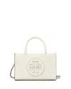 Tory Burch Ella Mini Bio Tote In Warm White/brass
