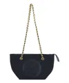 Tory Burch Small Ella Chain Convertible Crossbody Bag In Black