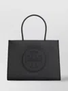 Tory Burch Black Tote With Circular Logo And Functional Design In Black