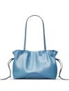 Tory Burch Ella Small Drawstring Tote In Blue