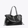 Tory Burch Ella Natuura™ Drawstring Tote In Black