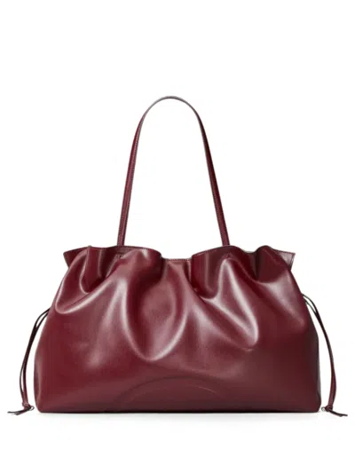 Tory Burch Ella Natuura™ Drawstring Tote In Red