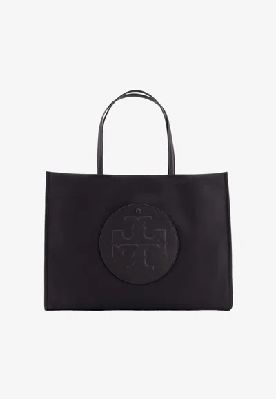 Tory Burch Ella Nylon Tote Bag In Black