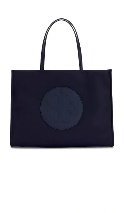 Tory Burch Ella Nylon Tote Bag In New Navy