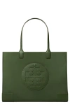 Tory Burch Ella Nylon Tote In Basil