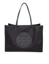 Tory Burch Ella Nylon Tote In Black