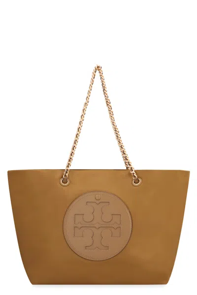 Tory Burch Chain Strap Tote Bag In Brown