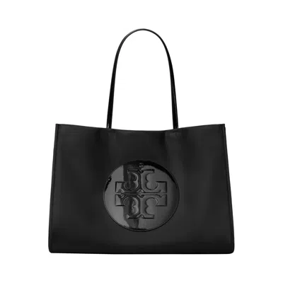 Pre-owned Tory Burch Ella Patent Tote Bag 'black' | Women's Size Onesize