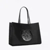 Tory Burch Ella Patent Tote In Black