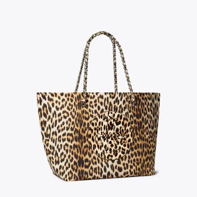 Tory Burch Ella Printed Chain Tote In Multi