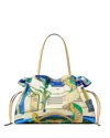 Tory Burch Ella Printed Drawstring Tote In Multi