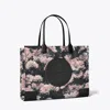 Tory Burch Ella Printed Tote Bag In Pink Pixel Floral