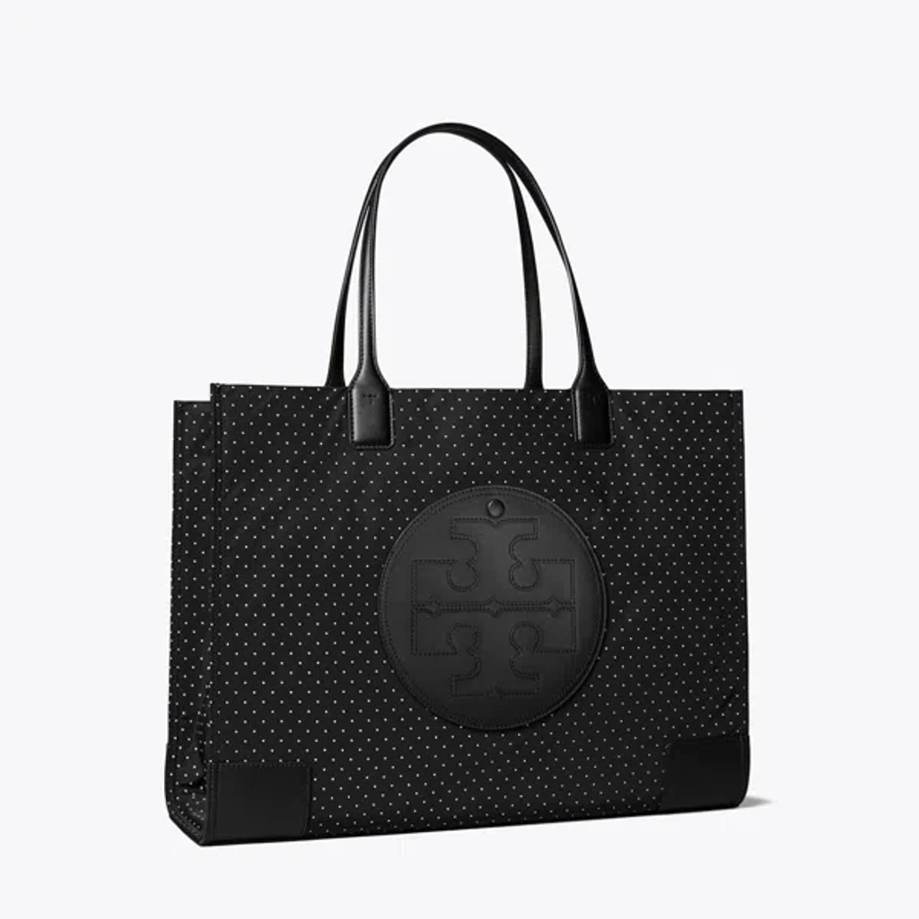 ★TORY BURCH★ELLA TOTE BAG★Polka Dot 88237 Tory Burch Ella Floral Polka-Dot Printed Shopper Tote Bag