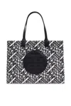 Tory Burch Small Ella Printed Tote In Prismatic Logo