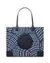 Tory Burch Ella Printed Tote In Blue