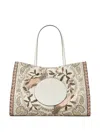 Tory Burch Ella Printed Tote In Brown