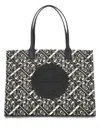 Tory Burch Small Ella Printed Tote In Prismatic Logo