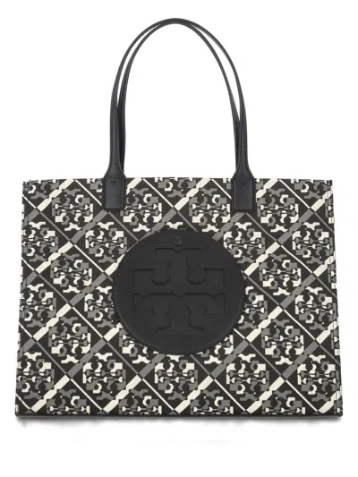 Tory Burch Ella Printed Tote Bag In Prismatic Logo