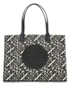Tory Burch Small Ella Printed Tote In Prismatic Logo