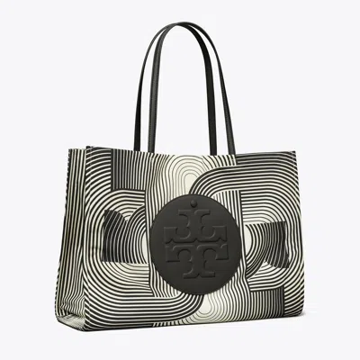 Tory Burch Ella Printed Tote In Yellow