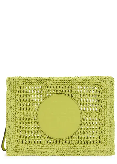 TORY BURCH TORY BURCH ELLA RAFFIA CLUTCH