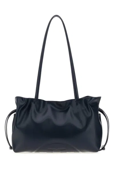 Tory Burch Ella Recycled Drawstring Small Tote In Blue