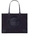 Tory Burch Ella Mini Recycled Nylon Tote Bag In Blue