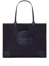 Tory Burch Ella Mini Recycled Nylon Tote Bag In Blue