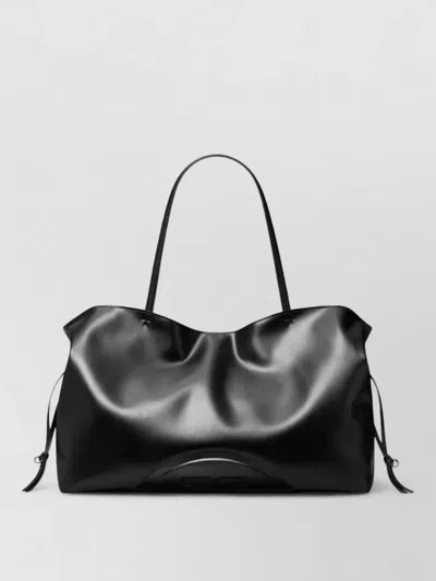 Tory Burch Ella Recycled Tote Dual Handles Drawstring