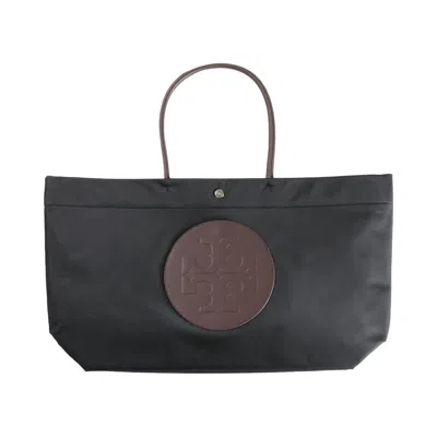 Pre-owned Tory Burch Ella Reversible Tote Bag 'black' | Women's Size Onesize