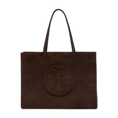 Tory Burch Ella Shopper Bag In Brown