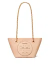 Tory Burch Small Ella Chain Convertible Crossbody Bag In Pink Sand