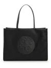 Tory Burch Ella Shopping Bag In Black