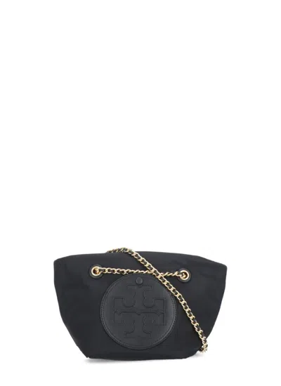 Tory Burch Ella Small Chain Crossbody Bag In Black