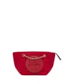 Tory Burch Small Ella Chain Convertible Crossbody Bag In Red