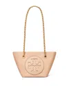 Tory Burch Ella Small Chain Crossbody In Pink Sand