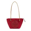 Tory Burch Small Ella Chain Convertible Crossbody Bag In Red
