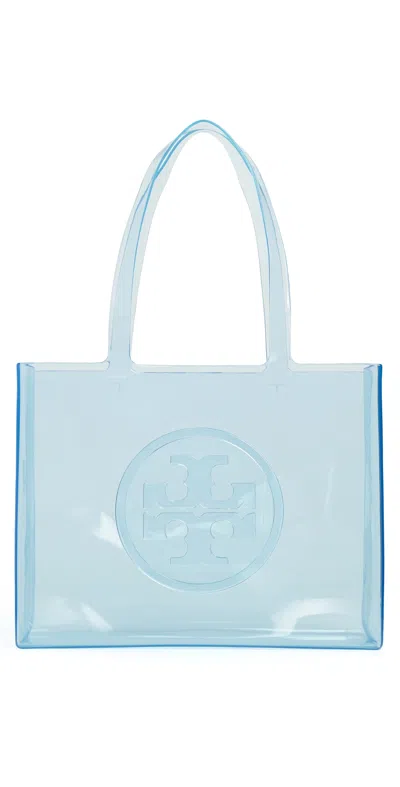 Tory Burch Ella Small Clear Tote Pool Blue
