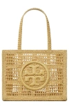 TORY BURCH ELLA SMALL HAND CROCHET TOTE