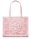 Tory Burch Ella Small Hand-crocheted Tote In Red