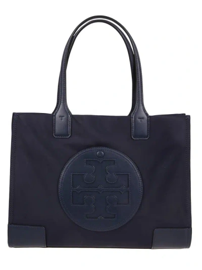 Tory Burch Ella Small Logo Tote Bag In Black