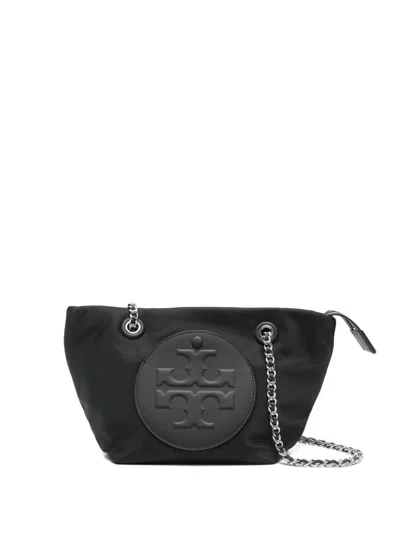 Tory Burch Ella Small Nylon Tote In Black