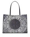 Tory Burch Ella Small Printed Tote In Multi
