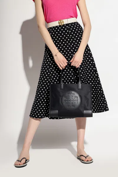 Tory Burch ‘ella Small' Shopper Bag In Black