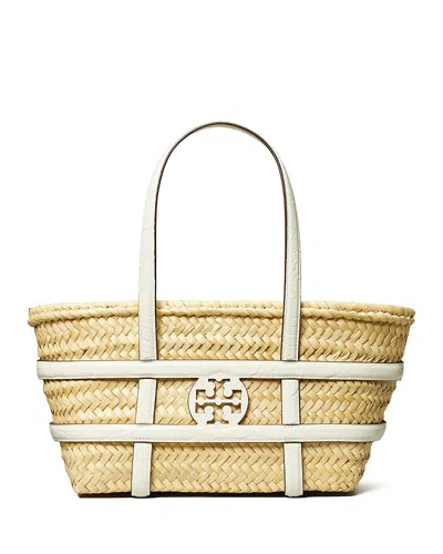 Tory Burch Ella Small Straw Basket Tote