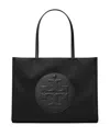 Tory Burch Rectangular Shape Tote Bag With 2 Handles In Black